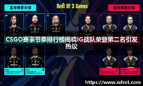 CSGO赛事节奏排行榜揭晓IG战队荣登第二名引发热议